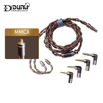 

DUNU HULK Upgrade Cable for HIFI AUDIO Earphone IME Detachable MMCX 2 Pin 0.78mm/QDC Plug with 4 connectors