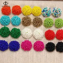 Богемные геометрические серьги в этническом стиле разноцветная подвеска ручной работы нанизанные бисером серьги женские бусы серьги Модные ювелирные изделия