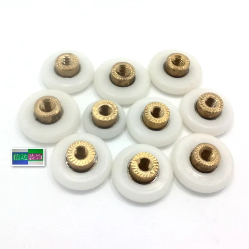 

10 x Shower Door ROLLERS/Runners/Wheels 19mm -27mm Diameter Replacement