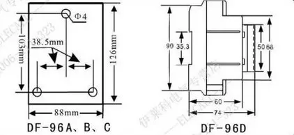 DF96D 96A 96C AC220V 10A Din рейка авто регулятор уровня воды насос уровня жидкости башня бассейн автоматический