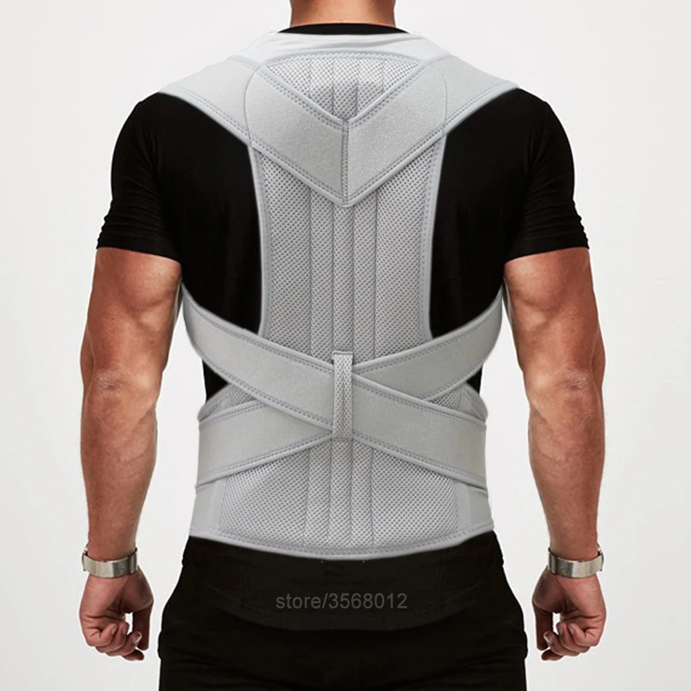

2018 Adjustable Back Posture Corrector Strap Hidden Humpback Corrector Spine Corrector Corset Back Shoulder Belt Corrective Men