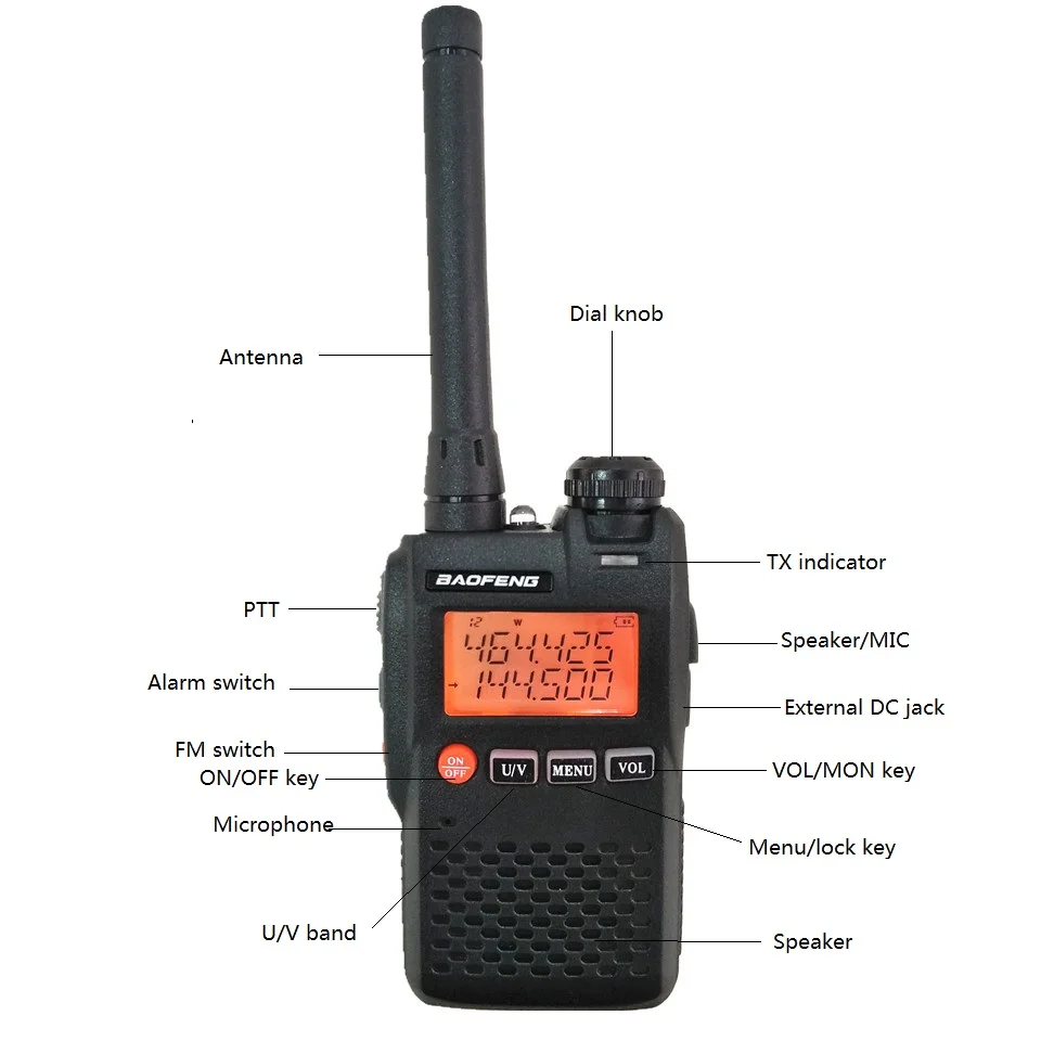 2 шт. BAOFENG UV 3R рация мини VHF UHF Мобильная радиостанция UV3R Ham CB радиопередатчик Woki Toki FM