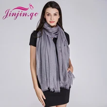 Jinjin.QC 2019 new women shinning scarf viscose long scarves and shawls echarpe foulard femme girl bandana hijab drop shipping