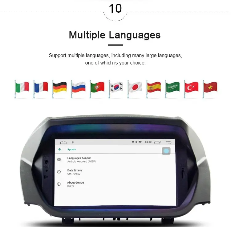 Excellent JDASTON Android 9.0 Car DVD Player For Ford ECOSPORT 2013 2014 2015 2016 - GPS Navigation Audio Wifi Multimedia Stereo Car Radio 11