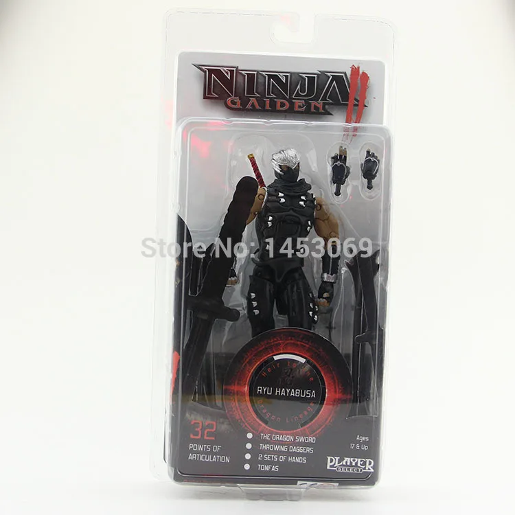 Free Shipping Ninja Gaiden II Ryu Hayabusa Neca Player Select Action Figure New in Box 7 Free Shipping Ninja Gaiden II Ryu Hayabusa Neca Player Select Action Figure New in Box 7