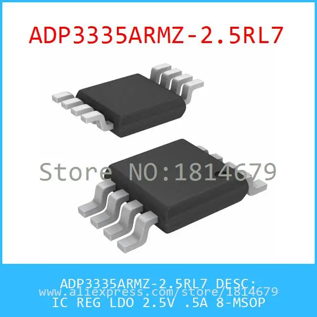 Бесплатная Доставка 1 Шт./лот ADP3335ARMZ 2.5RL7 IC REG LDO 2.5 В. 5A 8 MSOP 3335 ADP3335|ldo package|ldoldo stability |