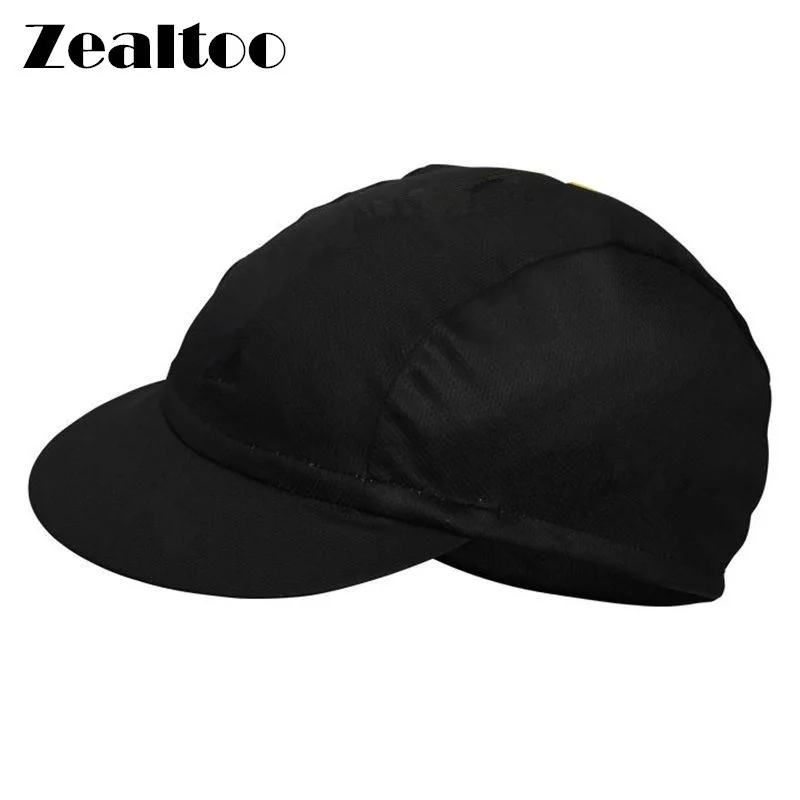 Головной убор для велосипеда Gorras Zealtoo, головной убор для велосипеда MTB, головной убор для велосипеда, повязка на голову, полиэстер, велосипедные шапки, бандана, профессиональная велосипедная шапка - Цвет: black