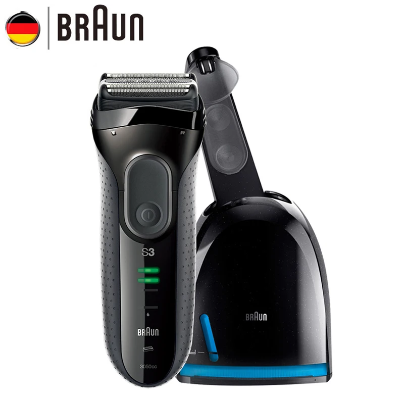 Электробритва Braun Series 3 3050CC аккумуляторная бритва для мужчин моющаяся Бритва