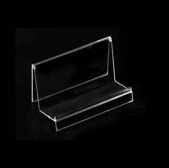 Clear plastic handbag display stand clutch bag support brackets purse wallet rack cosmetics show shelf