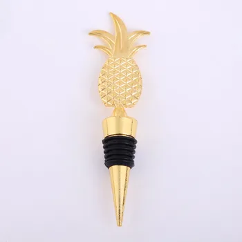

Homestia Pineapple Wine Stopper Champagne Bottle Stopper Vacuum Sealed Bridal Wedding Wine Bottle Stopper Wine Pourer Gift