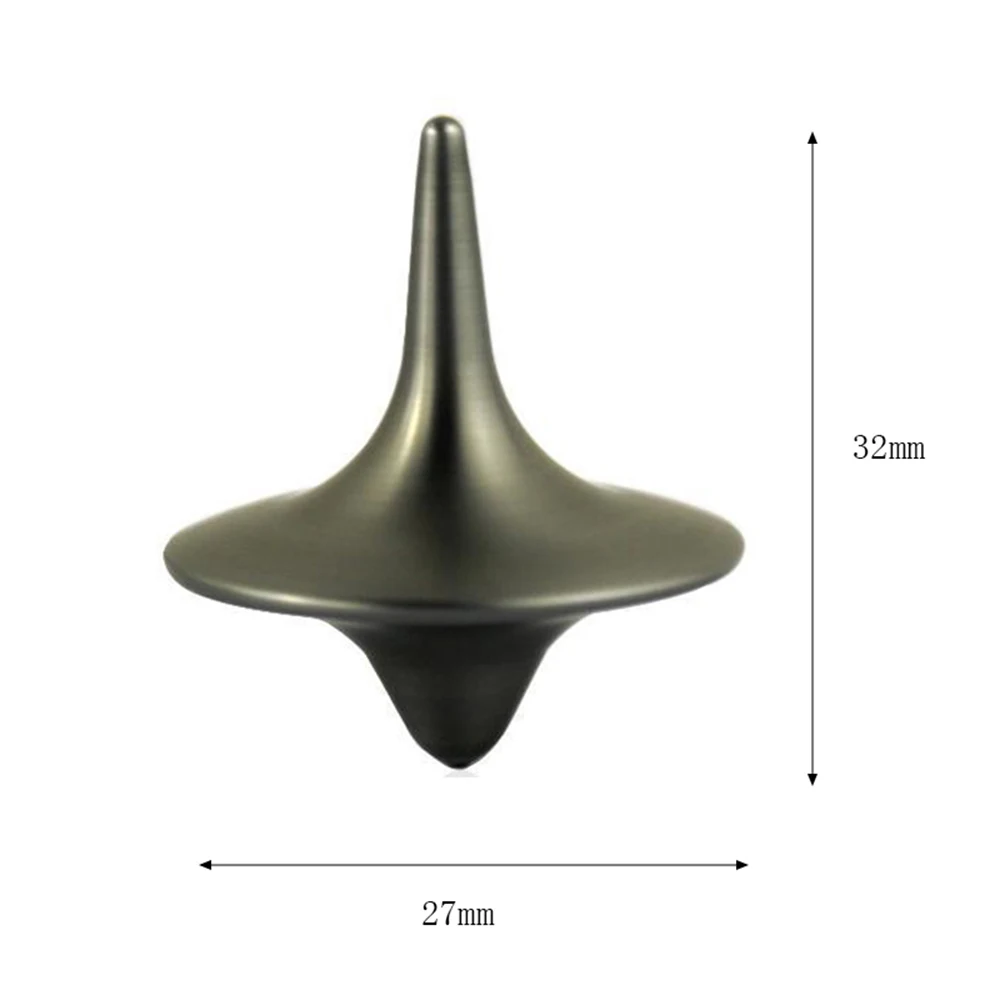 New Arrival Hot Sale Metal Gyro Great Accurate Silver Spinning Top Hot Movie Totem Print Spinning 2