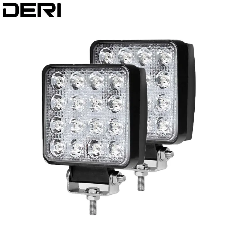 4 дюйма 48 Вт светодиодный рабочий светильник походный Quad строкавнедорожник