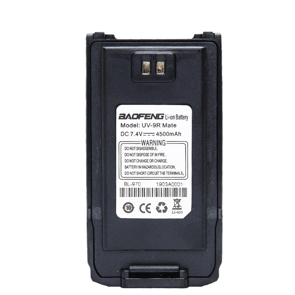

Original Baofeng UV-9R Mate 4500mAh Spare Battery for Baofeng Waterproof UV-9R Mate Two Way Radio Walkie Talkie