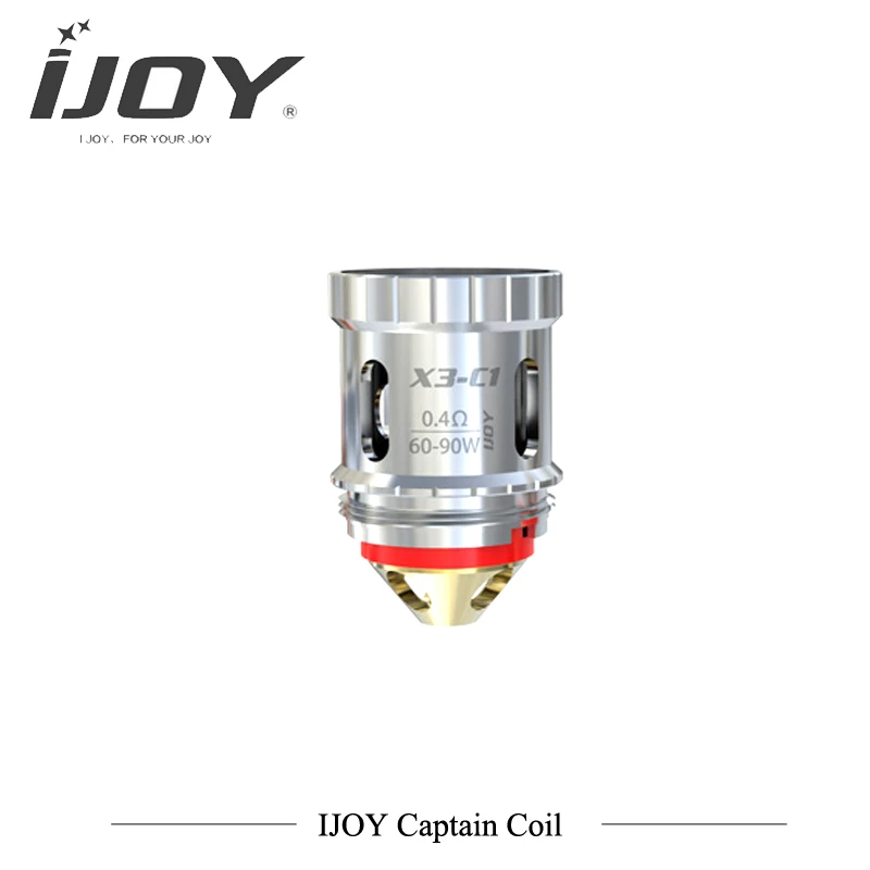 3PCS/lot Original IJOY Captain X3 X3-C1 Dual Coil 0.4ohm 60W-90W X3-C3 Sextuple Coil 0.2ohm 90-110W Fit for Ijoy X3 Tank Vapor 3PCS/lot Original IJOY Captain X3 X3-C1 Dual Coil 0.4ohm 60W-90W X3-C3 Sextuple Coil 0.2ohm 90-110W Fit for Ijoy X3 Tank Vapor