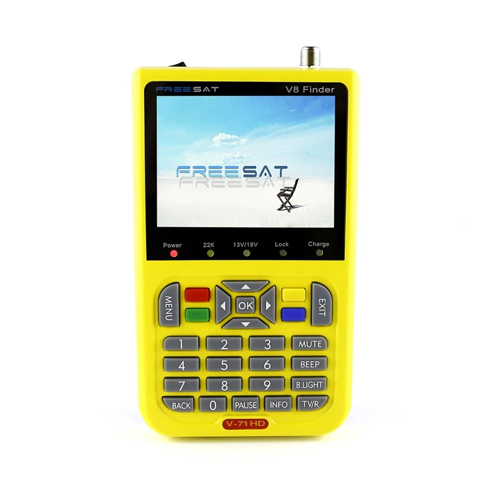 

Free sat V8 Finder V-71HD DVB-S2 High Definition Satellite Finder MPEG-4 DVB S2 Satellite Meter Satfinder Full 1080P TV Receiver