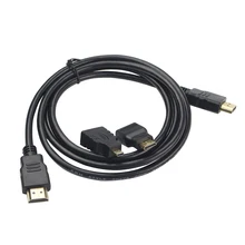 1.5M Raspberry pi 3 HDMI Cable Gold Adapter Converter 3 in 1 HDMI to Mini HDMI Micro HDMI For Xbox 360 HDTV 1080P Mobile Phone
