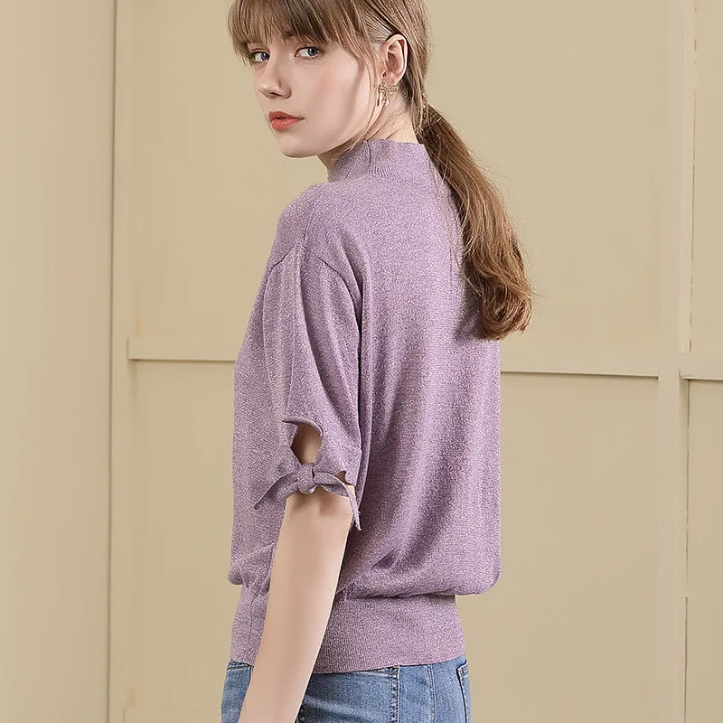 Oversize knitting sweater shirt 2018 women's fashion short-sleeved o-neck oversize loose sweater women for autumn 18056 Oversize knitting sweater shirt 2018 women's fashion short-sleeved o-neck oversize loose sweater women for autumn 18056