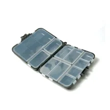 Good quality Plastic Fishing Tackle Boxes Hook Compartments Storage Case Outdoor Fishing Swivels Lure Bait Storing Tool