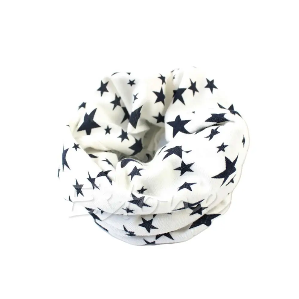 Осенне-зимний теплый воротник Детский шарф для мальчиков и девочек Детские шейные шарфы с круглым кольцом - Цвет: White