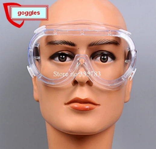 

2PCS High quality Safety Glasses Transparent Protective Goggles Work Labour Eyewear Wind And Dust Resistant medical