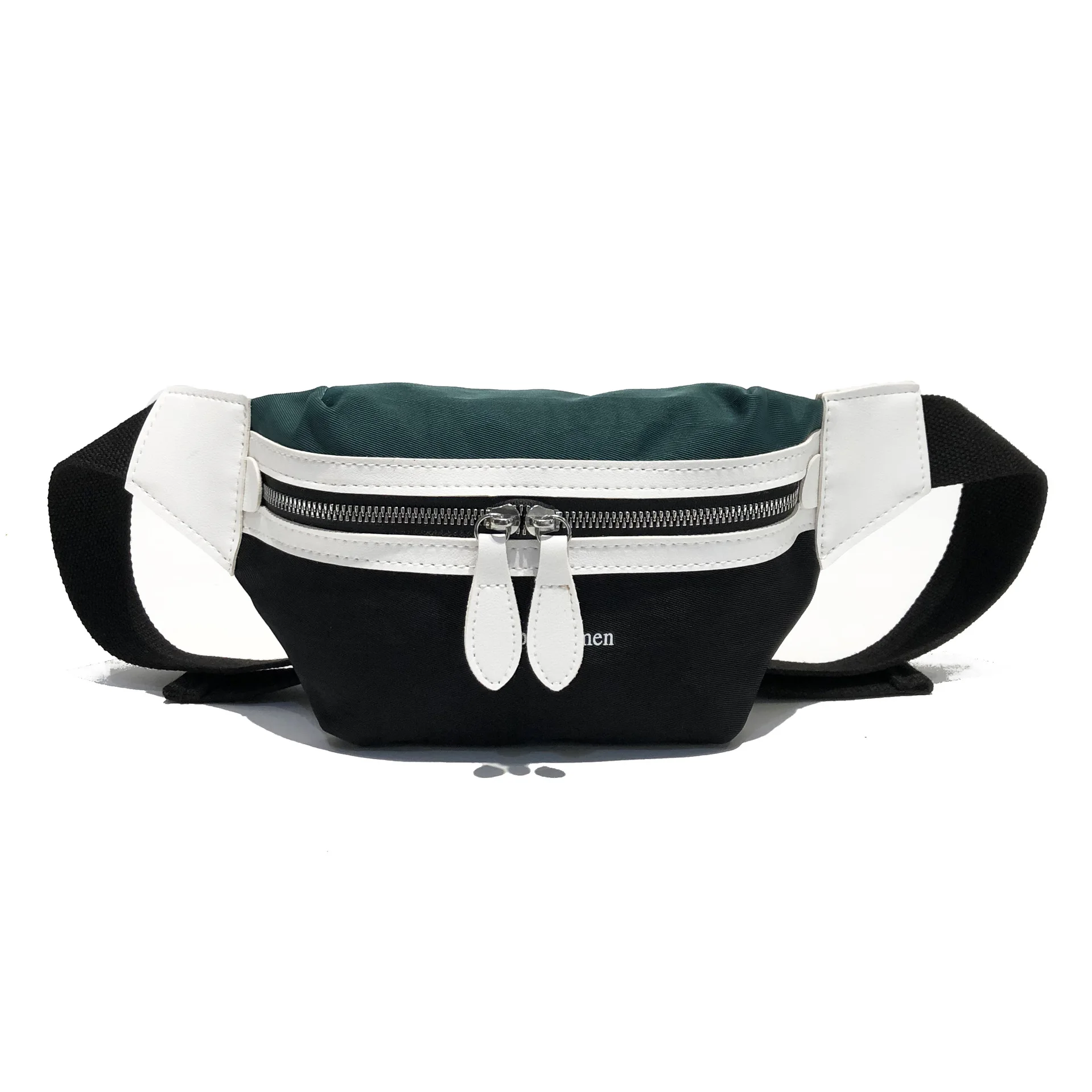 

Fashion Fitness Running Waist Bag Men Belt Bag Women Canvas Panelled Waist Packs Fanny Pack Small Girls Boys Chest Bag 2019 New