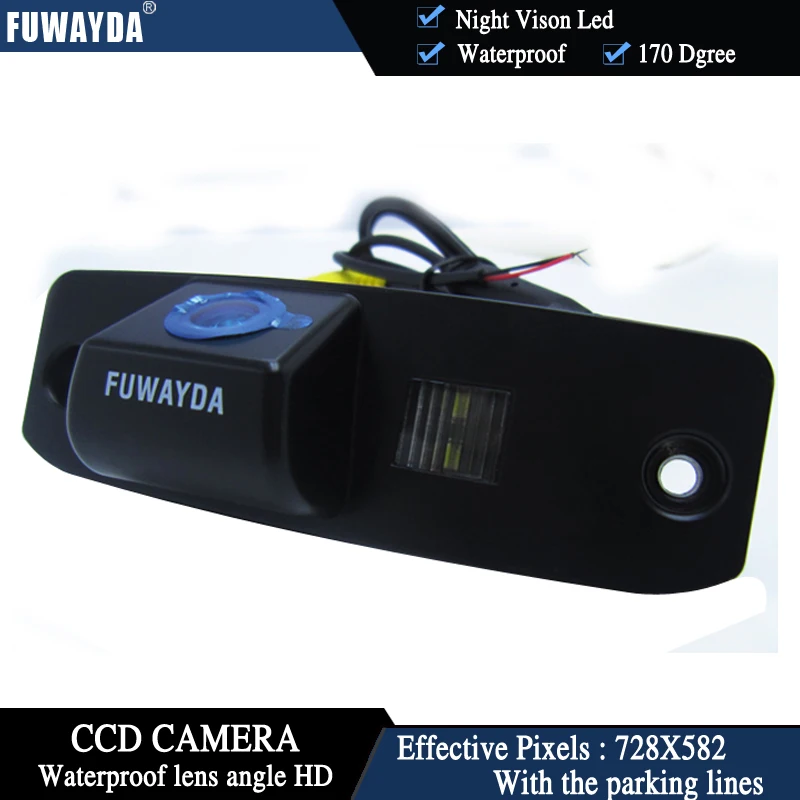 Автомобильная камера заднего вида FUWAYDA CCD для Hyundai Tucson Accent Elantra Terracan Veracruz Sonata + 4 3