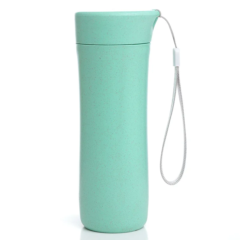 

Puranka Gift bottle Water bottles Coffee Tea Milk Beer Travel Cola Wheat Straw bottle Wholesale and Retail Fast Shipping MJG03