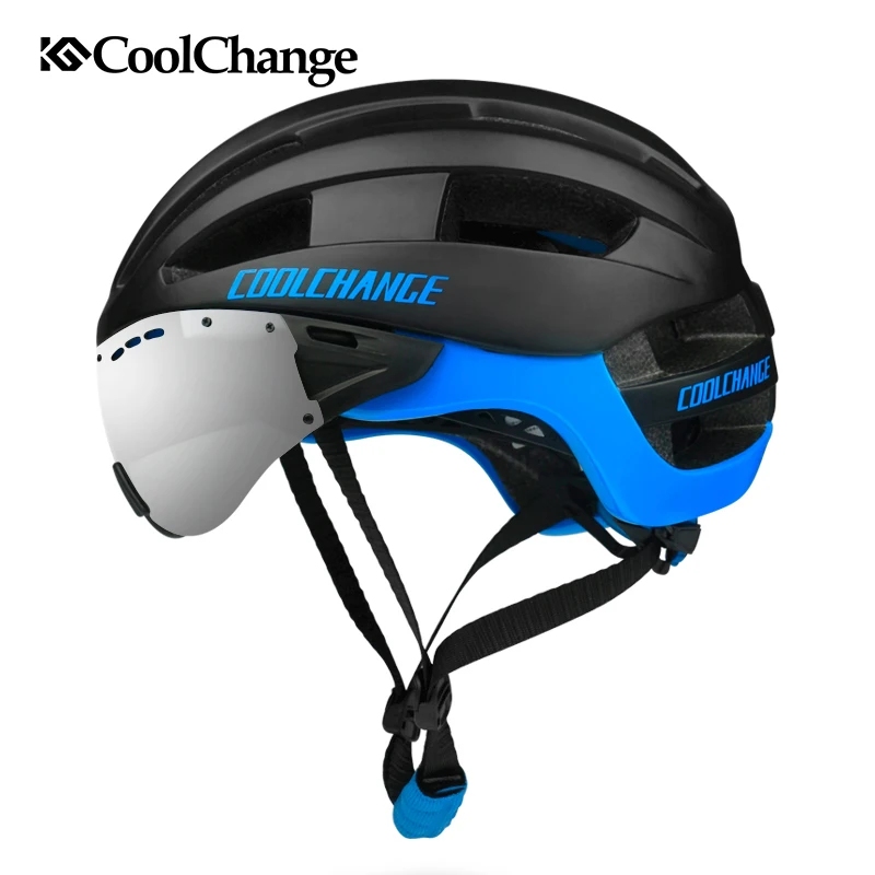 2017 CoolChange Bicycle EPS Windproof Lenses Helmet Integrally-molded Cycling Helmet Men 16 Vents MTB Bike Helmet Casco Ciclismo 2017 CoolChange Bicycle EPS Windproof Lenses Helmet Integrally-molded Cycling Helmet Men 16 Vents MTB Bike Helmet Casco Ciclismo