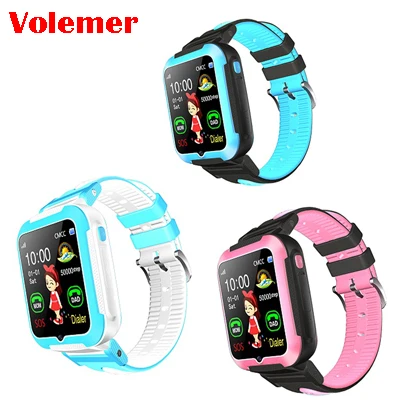 

Volemer E7 Children Smart Watch AGPS LBS Location Waterproof Kids Baby SmartWatch Touch Screen Baby Wristwatch for iOS Android