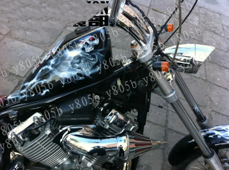 Хромированные наборы воздухозаборников для мотоциклов Yamaha Vstar 400 650 DS400 XVS все