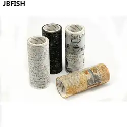 JBFISH жизни Васи клейкие ленты декоративная бумага для скрапбукинга маскировки офис клей клейкие ленты Label альбом записная книжка стикеры 6009