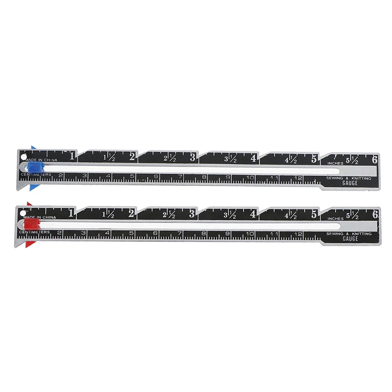 

15cm Aluminum Plastic Sewing Seam Ruler Measuring Gauge Patchwork Quilting Tailor Ruler Sizer