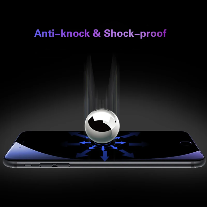 Tomkas 3D Gehärtetem Glas Für iphone 7 6 6 s Plus Anti blau Licht Displayschutz Hafenpersenning Gla