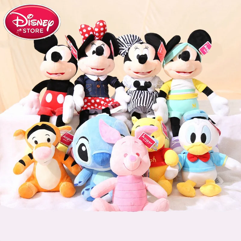 mickey and minnie mouse plush