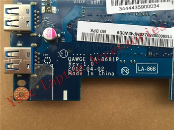 

NEW NEW For Lenovo G585 Laptop motherboard QAWGE LA-8681P DDR3 For AMD cpu