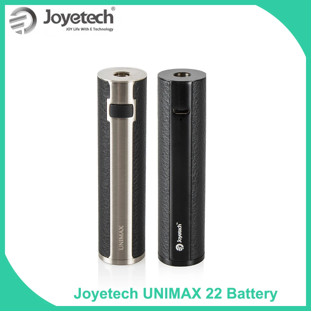 

Big sale!!! Original Joyetech Unimax 22 Battery Simple Pack 2200mah 22mm Diameter Best for 510 Thread Atomizer e-cigarette vape
