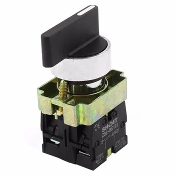 

ZB2-BE101 SPDT 2NO 4 Terminal 3-Position Rotary Selector Switch AC600V 10A XB2-BJ33