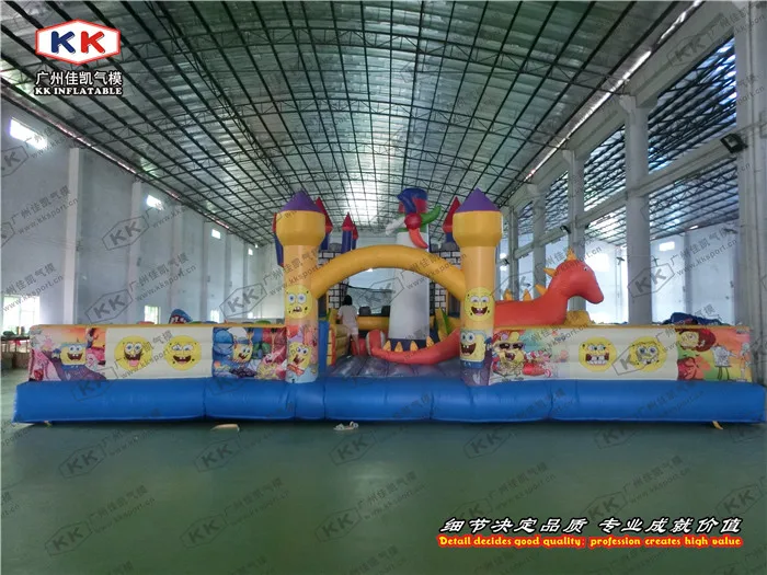 Outdoor kids bouncy castle inflatable fun city for park-in