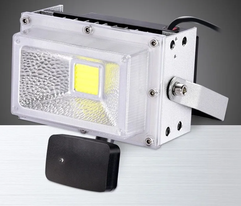 

Free Shipping Ip65 50w 30w 3000k 6000k Microwave Sensor Cob Led Flood Lighting