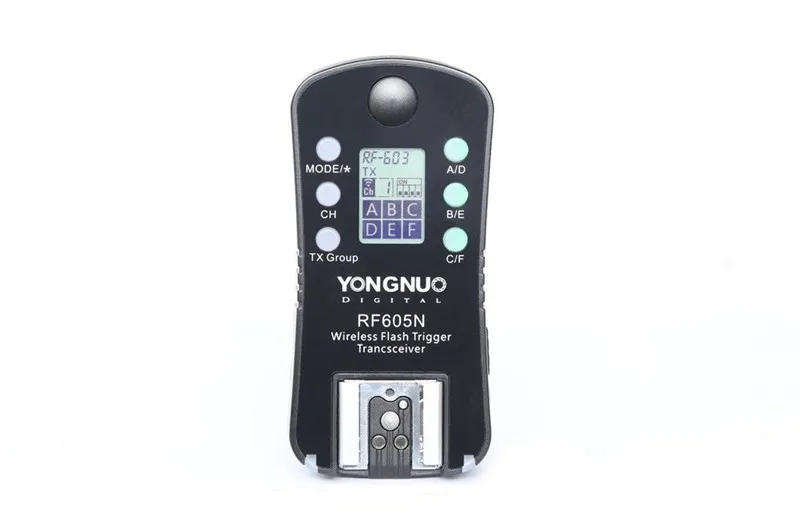 YONGNUO RF-605 RF605C RF 605C RF605 C беспроводной триггер вспышки для Canon 6D, 7D, 50D, 40D, 30D, 20D обновленная версия RF-603II