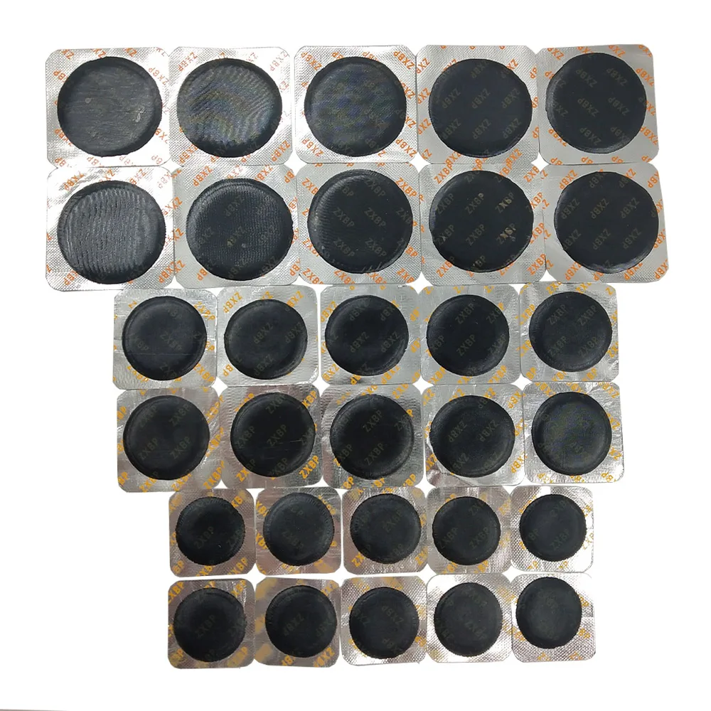 30Pcs/Set Universal Round Shape Tyre Repair Cold Patch Tire Repair Rubber Patch Tool For Car Motorcycle Multifunctional patch 30Pcs/Set Universal Round Shape Tyre Repair Cold Patch Tire Repair Rubber Patch Tool For Car Motorcycle Multifunctional patch