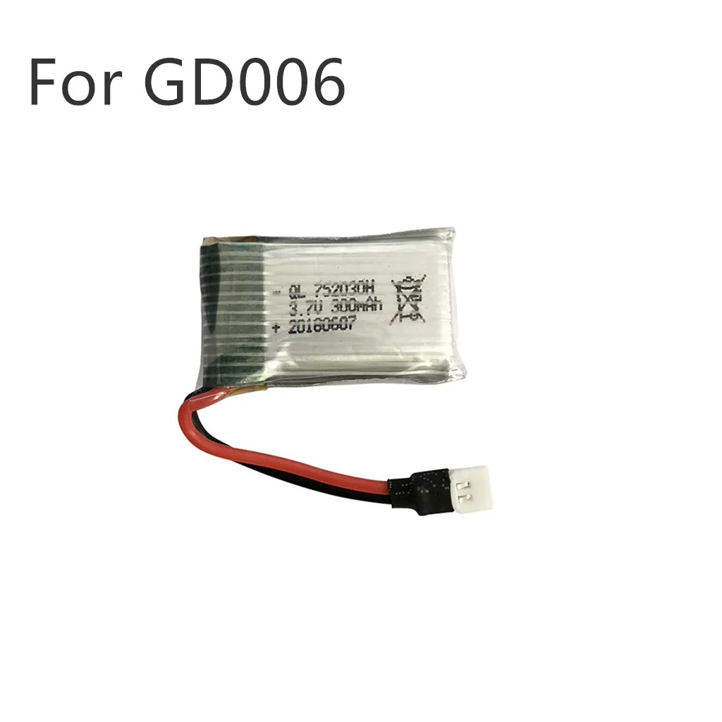 

RC Toys Part Lipo Battery Fixed Wing 3.7V 300mah Li-Po Battery Spare Part For GD006 RC Airplane Brand New Long Endurance