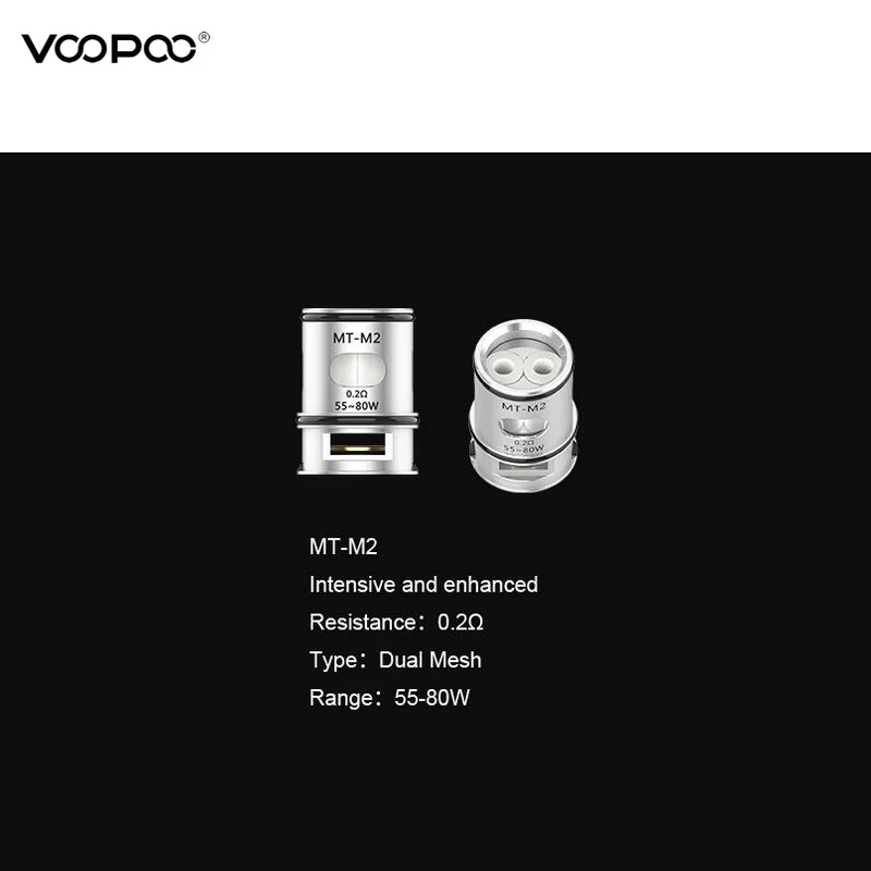 Оригинальные сменные катушки VOOPOO MT 3 шт./лот для испарителя Maat Sub ohm Tank/Voopoo ALPHA Zip/ALPHA