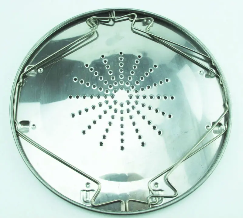 Estante tostador de camping de acero inoxidable 4 rebanadas bandeja tostadora