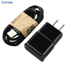 2 в 1 EU/US для путешествий и дома Настенная зарядка зарядное устройство адаптер+ микро USB кабель для зарядки и передачи данных для samsung Galaxy S4 S3 J3 J5 J7 50 наборов