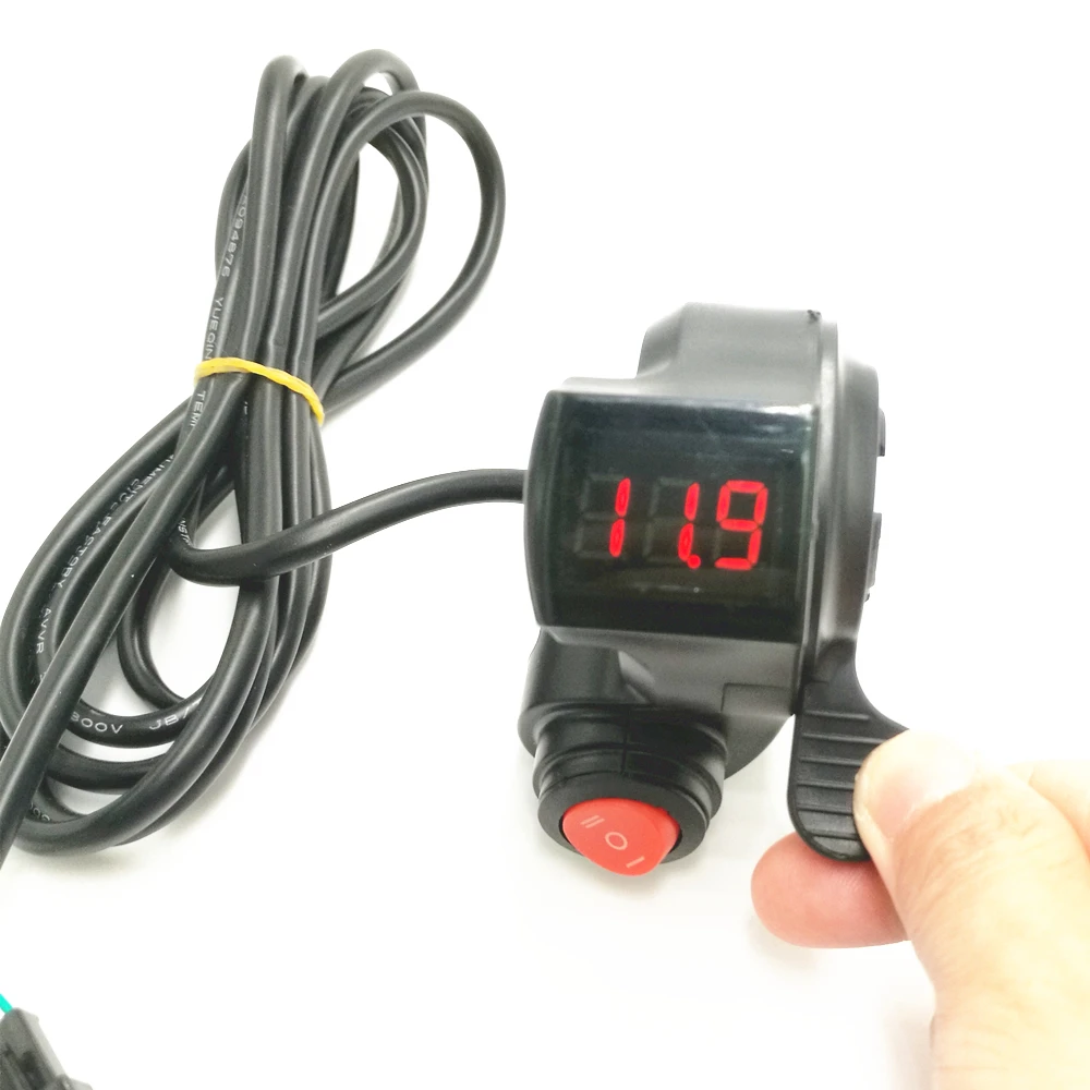 Ручки для электрического скутера 12 В 24 36 48 В|electric bike thumb throttle|thumb throttlescooter grips |