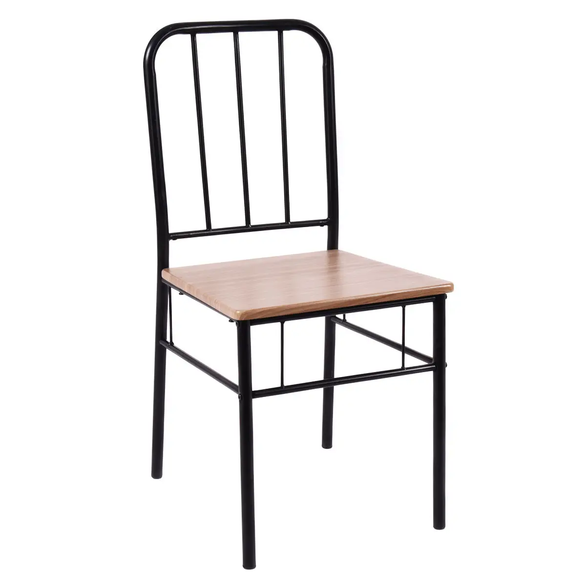 Giantex 5 Piece Dining Set Table and 4 Chairs Metal Wood Home Modern Breakfast Furniture Kitchen Table Chairs Set HW53838 Giantex 5 Piece Dining Set Table and 4 Chairs Metal Wood Home Modern Breakfast Furniture Kitchen Table Chairs Set HW53838