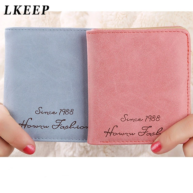 

New Lady's Wallet 2019 Luxury Brand Wallet Women Scrub Leather Female Wallets Purse For Coins Carteira Feminina Bolsa