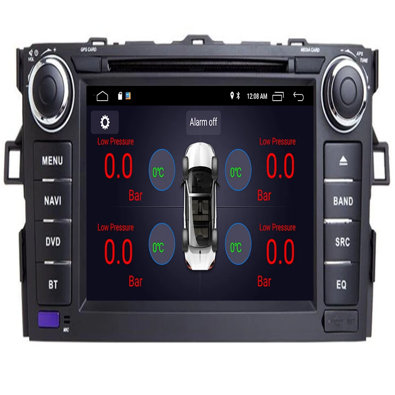 Sale 2 Din Car Radio GPS Android 9.0 8 CORE Car DVD Player For Toyota Corolla /AURIS/Altis/2012 2013 Tape Recorder Stereo FM Wifi 4G 4