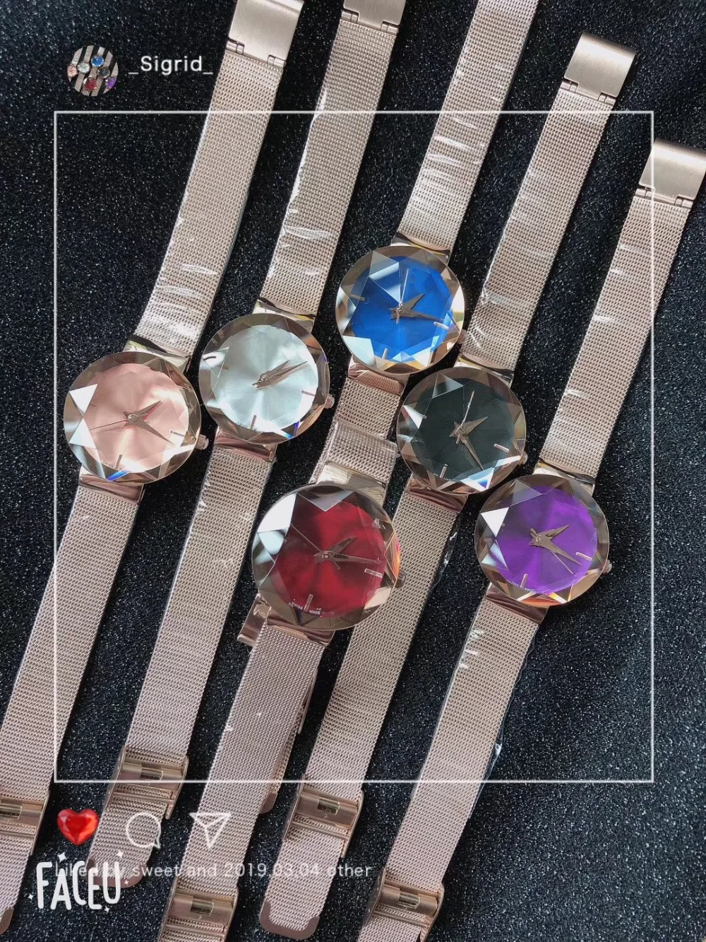 

ROBOL Original Popular Watch Geometric Cutting Surface Luxury Watch Ladies Watch Personality Creative Watch Women Watch